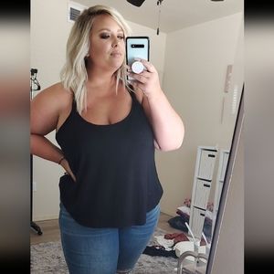 Black tank top